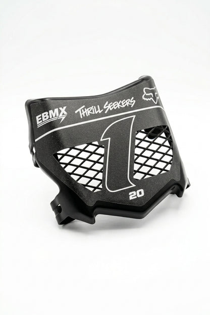 Pre order Black Vented Motocuts Number Plate – Vented Racing Plate for E-Bikes & Dirt Bikes