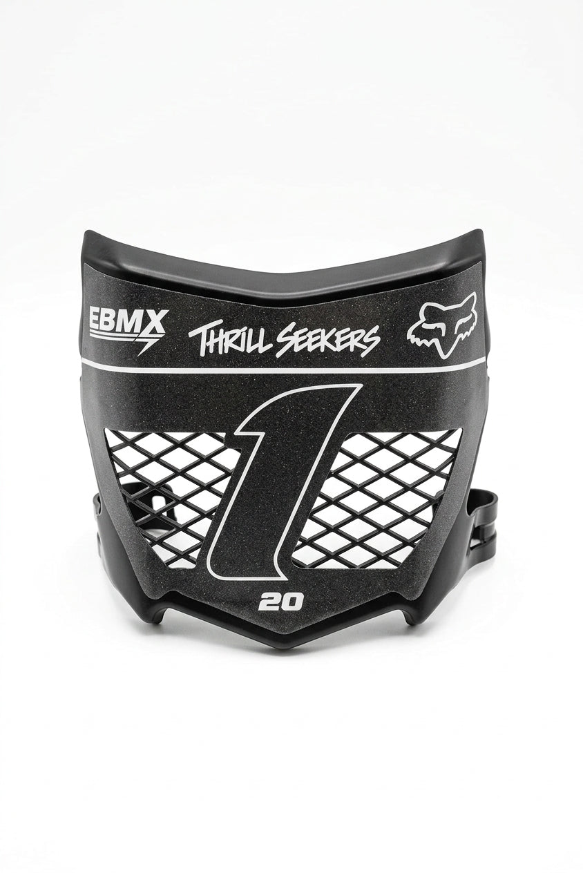 Pre order Black Vented Motocuts Number Plate – Vented Racing Plate for E-Bikes & Dirt Bikes