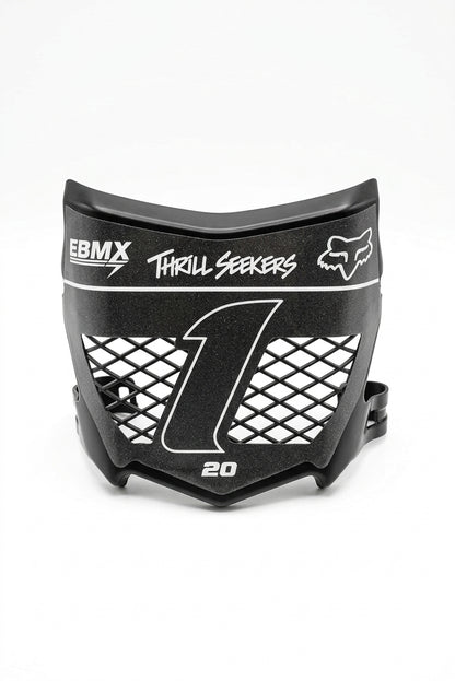 Pre order Black Vented Motocuts Number Plate – Vented Racing Plate for E-Bikes & Dirt Bikes